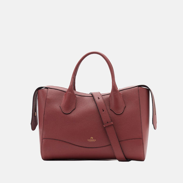 borsa-cuoieria-fiorentina-large-tote-rosewood-tracolla