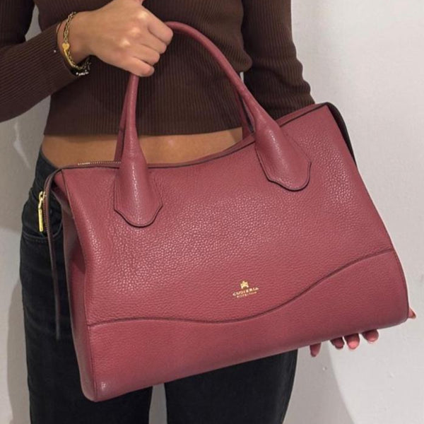 borsa-cuoieria-fiorentina-large-tote-rosewood-tracolla