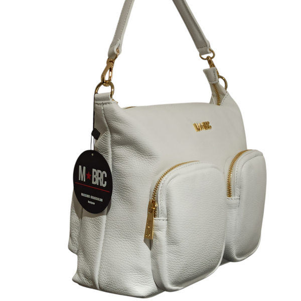 Borsa Mbrc braccialini collezione Voager colore cognac.