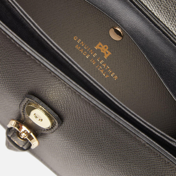 BORSA CUOIERIA FIORENTINA COLOR ARGENTO MODELLO EVA FLAPBAG.