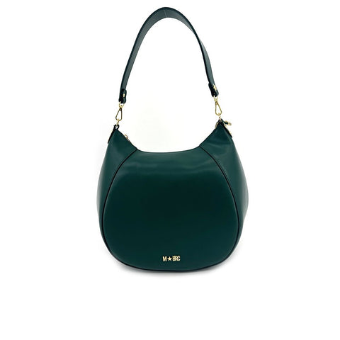 Borsa MBRC Massimo Bracciaini Collezione Curvy di Colore Nero.