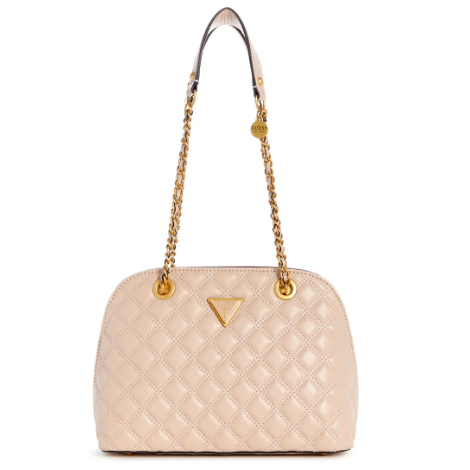 borsa guess a spalla modello giully di colore light beige