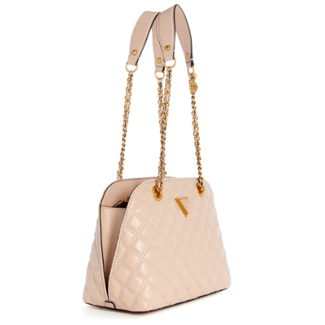 borsa guess a spalla modello giully di colore light beige