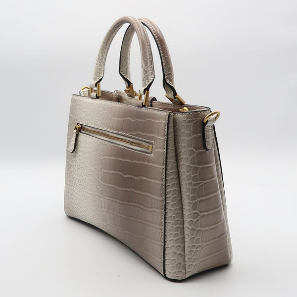 Borsa a mano guess modello g james colore grey grigio.