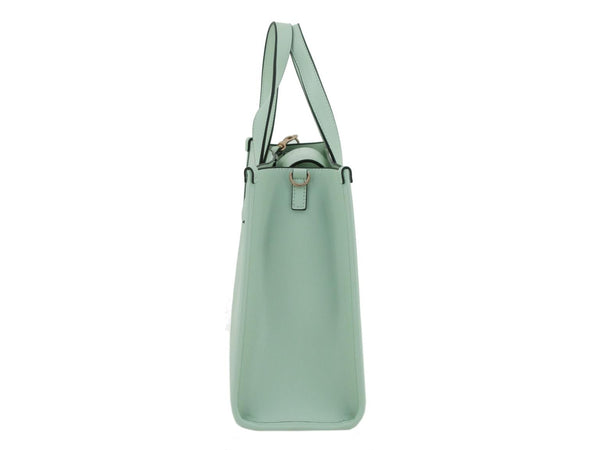 Borsa guess katey color acqua con pochette in tinta.