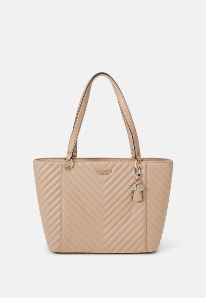 Borsa Guess shopper Noelle beige.