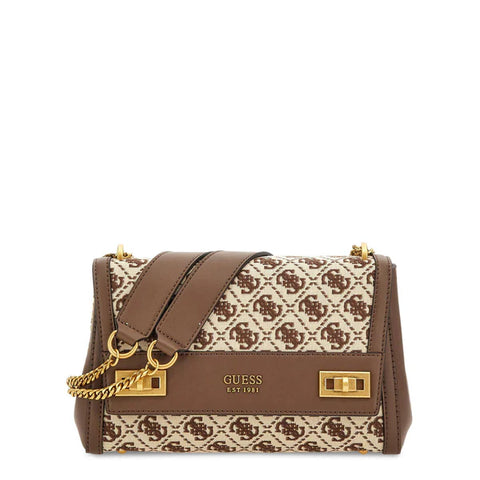 Borsa guess a tracolla modello katey colore brown logo 4g.