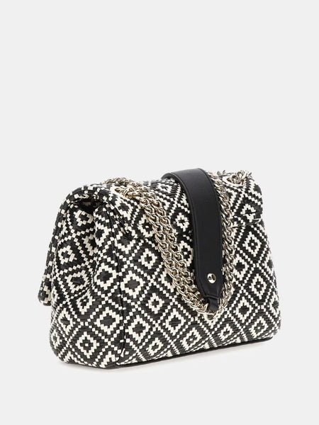 Borsa guess rianee multi black nera.