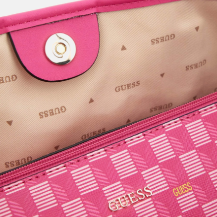 Borsa shopper Vikki Fuchsia logo