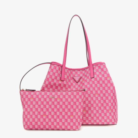 Borsa shopper Vikki Fuchsia logo