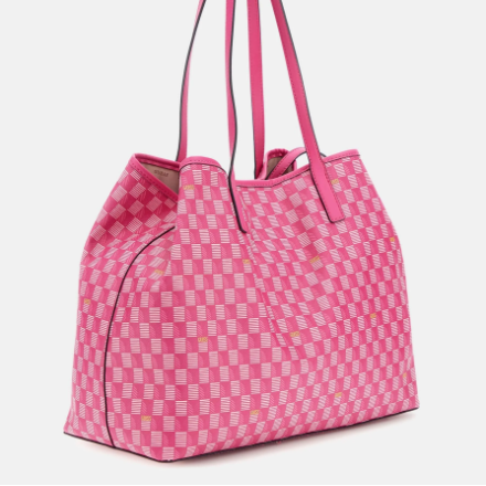 Borsa shopper Vikki Fuchsia logo