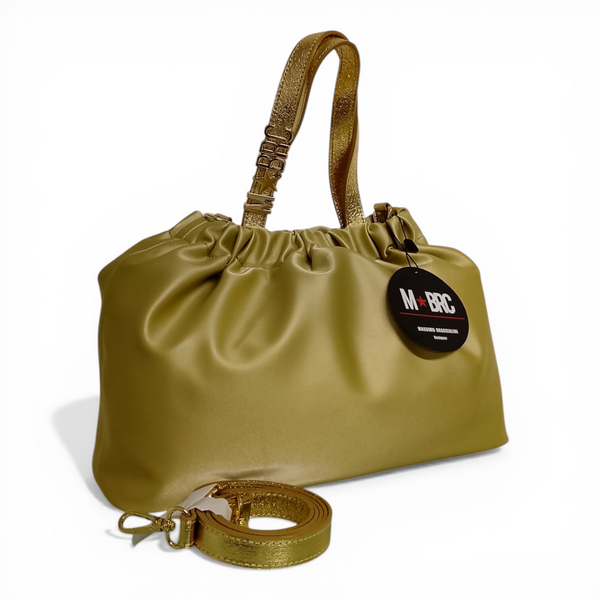 Borsa mbrc modello satin codice h301 colore oro.
