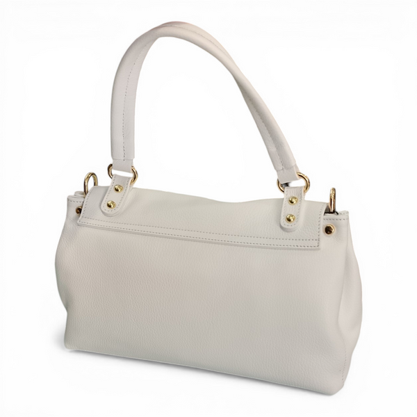 Borsa a Mano MBRC Massimo Braccialini Modello Obona H060 - Colore Bianco