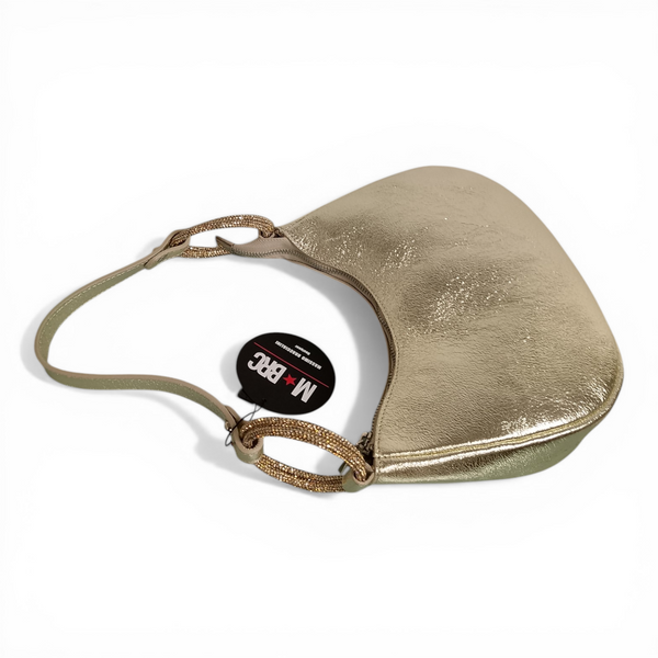 borsa a spalla in vera pelle mbrc modello cristal.