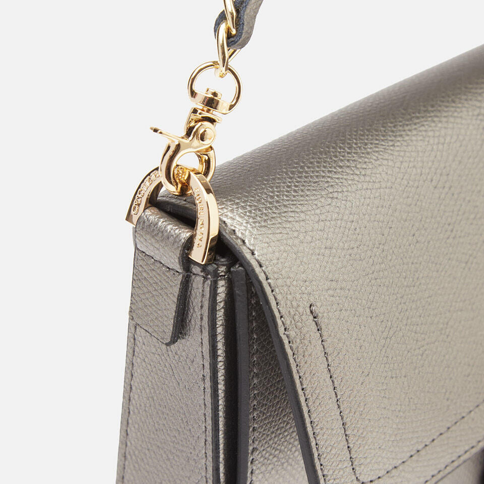 Cuoieria Fiorentina Borsa Flap Bag Argento da Arianna