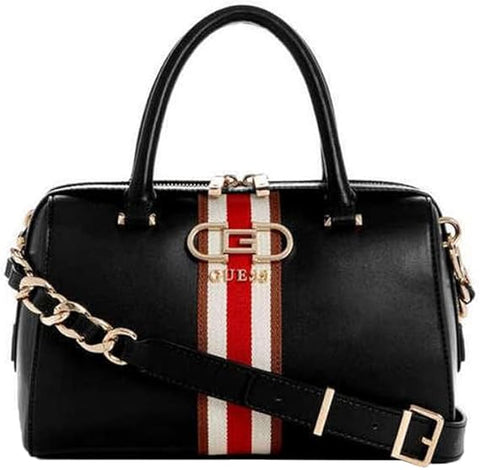 Bauletto Guess Nelka di colore Nero con tracolla.