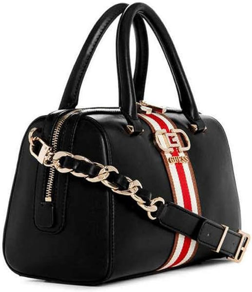 Bauletto Guess Nelka di colore Nero con tracolla.