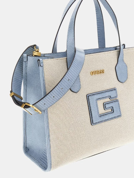 Borsa Guess G Status cocco azzurro.