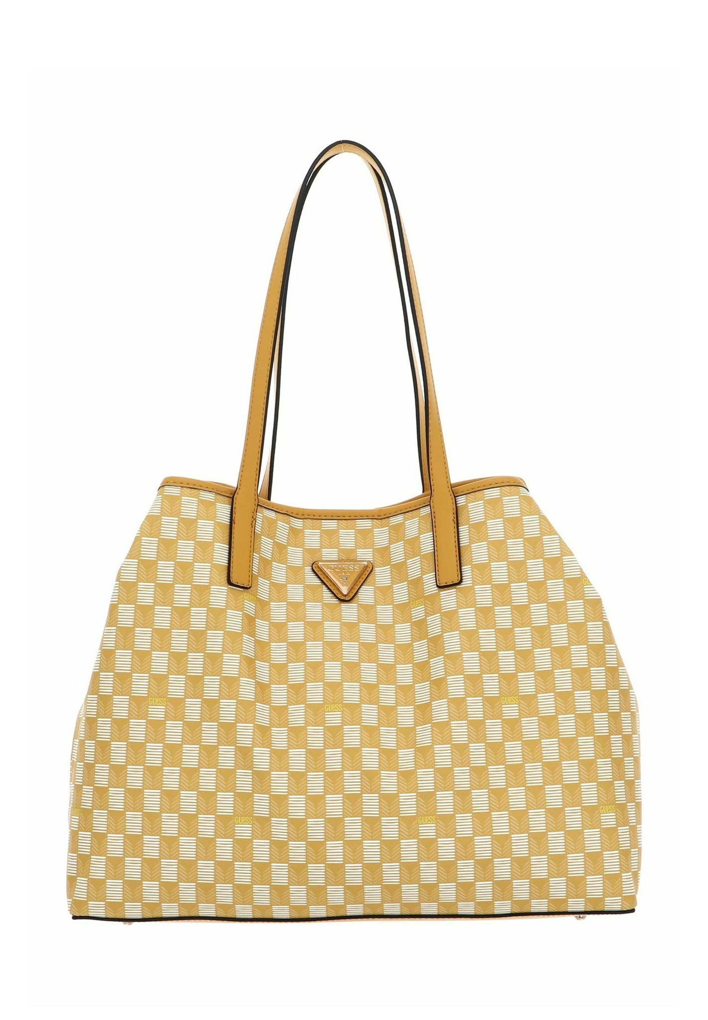 Guess borsa vikky shopper yellow logo gialla.